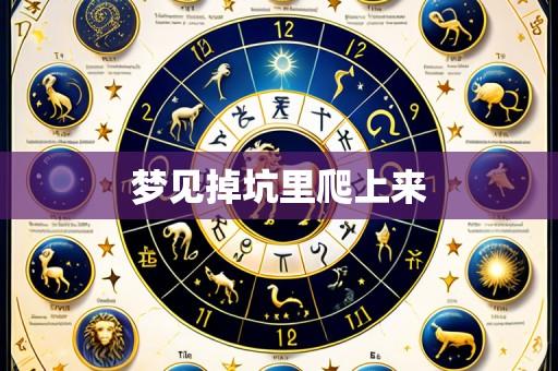 梦见掉坑里爬上来