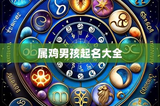 属鸡男孩起名大全