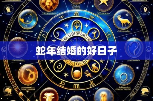蛇年结婚的好日子