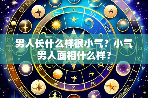 男人长什么样很小气？小气男人面相什么样？
