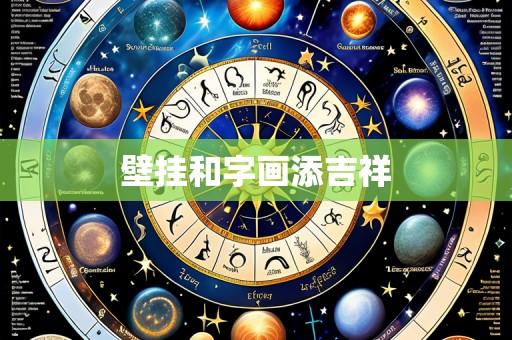 壁挂和字画添吉祥