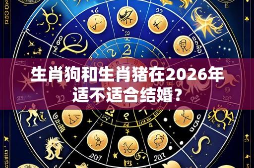 生肖狗和生肖猪在2026年适不适合结婚？
