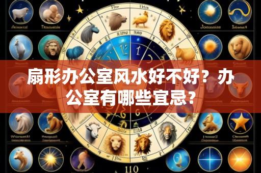 扇形办公室风水好不好?办公室有哪些宜忌?