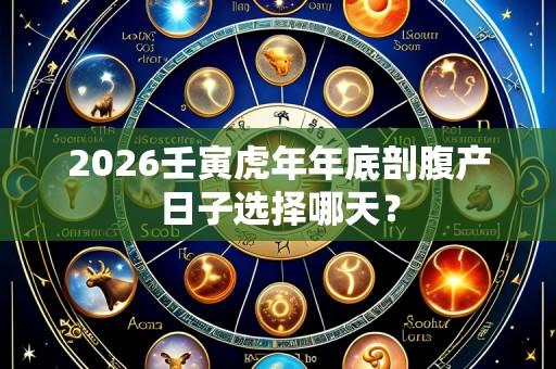 2026壬寅虎年年底剖腹产日子选择哪天？