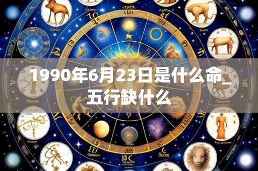 1990年6月23日是什么命_五行缺什么