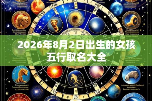 2026年8月2日出生的女孩五行取名大全