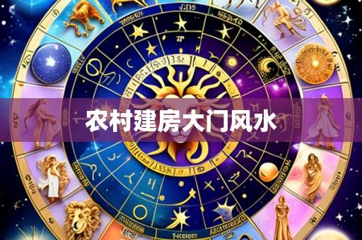 农村建房大门风水