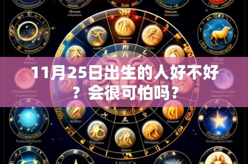 11月25日出生的人好不好?会很可怕吗?
