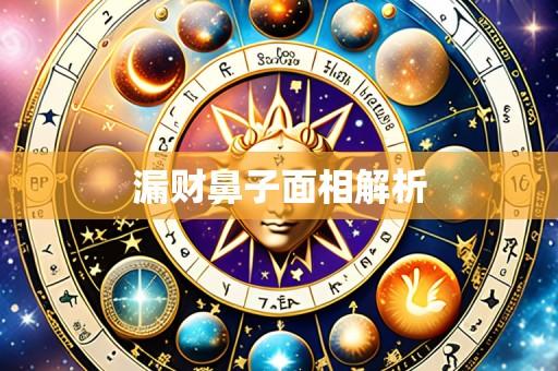 漏财鼻子面相解析