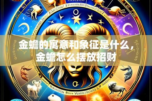 金蟾的寓意和象征是什么,金蟾怎么摆放招财