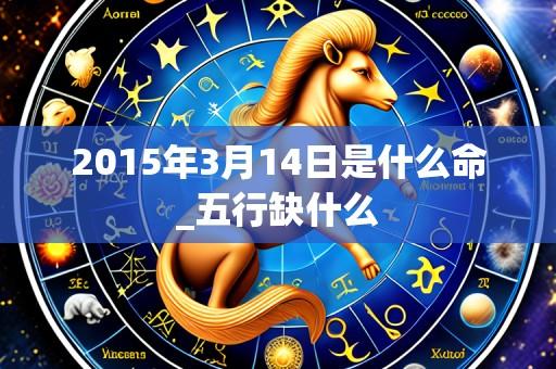 2015年3月14日是什么命_五行缺什么