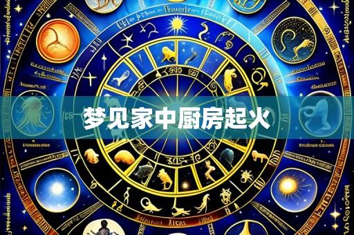 梦见家中厨房起火