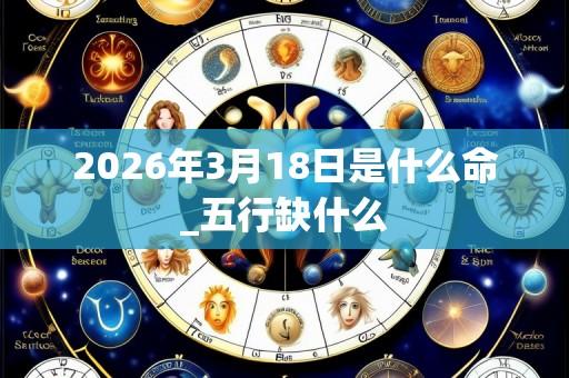 2026年3月18日是什么命_五行缺什么