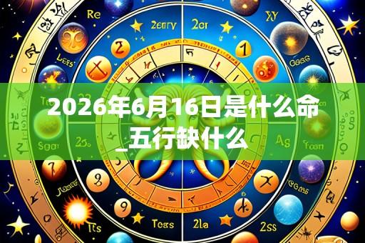 2026年6月16日是什么命_五行缺什么