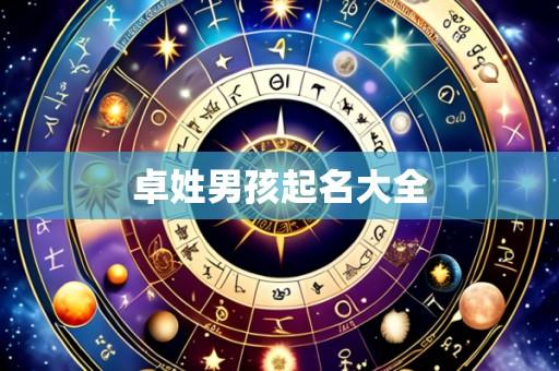 卓姓男孩起名大全