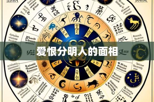 爱恨分明人的面相