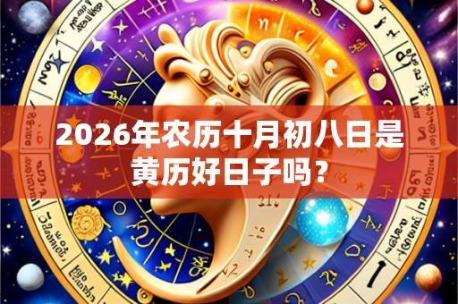 2026年农历十月初八日是黄历好日子吗?