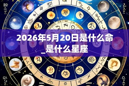 2026年5月20日是什么命_是什么星座