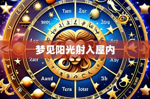 梦见阳光射入屋内
