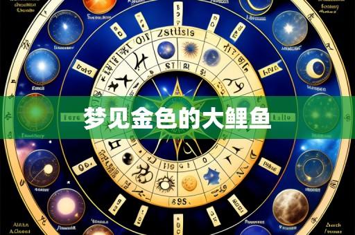梦见金色的大鲤鱼