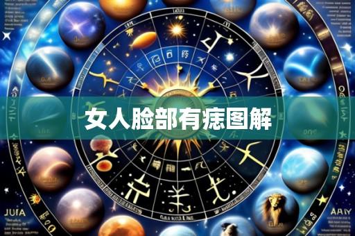 女人脸部有痣图解