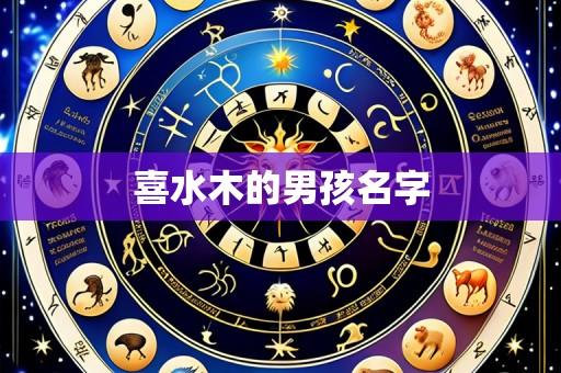喜水木的男孩名字