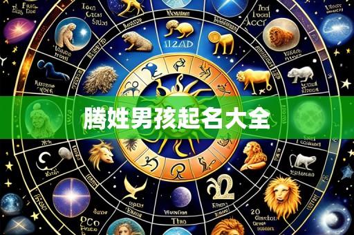 腾姓男孩起名大全