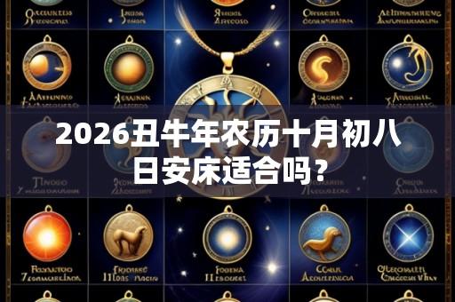 2026丑牛年农历十月初八日安床适合吗?