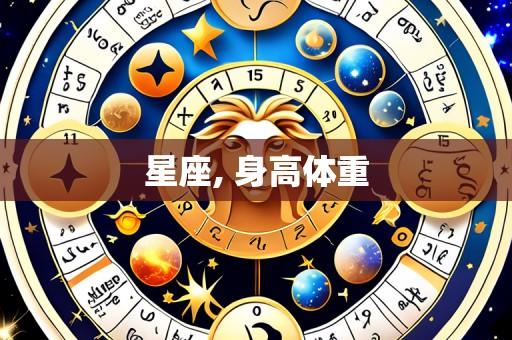 星座, 身高体重