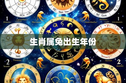 生肖属兔出生年份