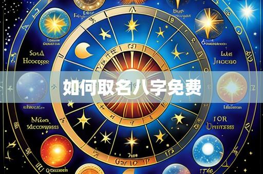 如何取名八字免费