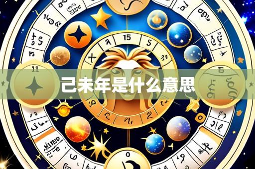 己未年是什么意思