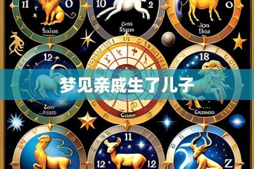 梦见亲戚生了儿子