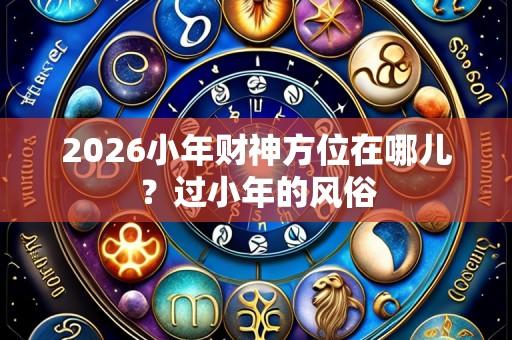 2026小年财神方位在哪儿?过小年的风俗