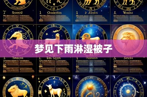 梦见下雨淋湿被子