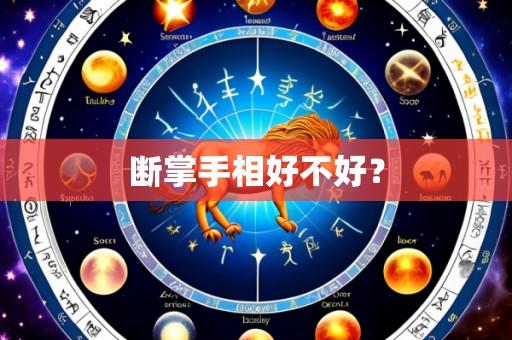 断掌手相好不好?