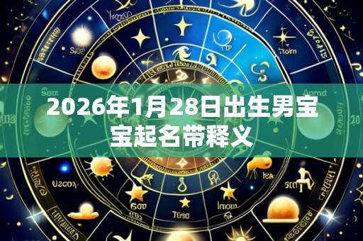 2026年1月28日出生男宝宝起名带释义