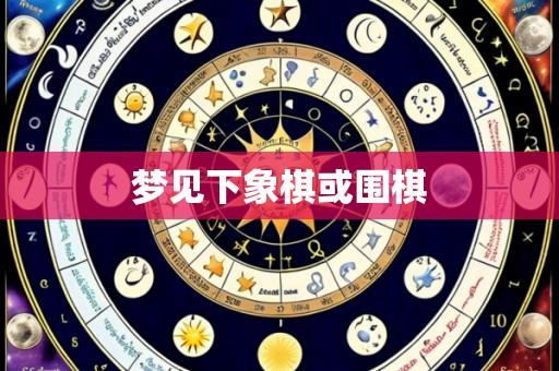梦见下象棋或围棋