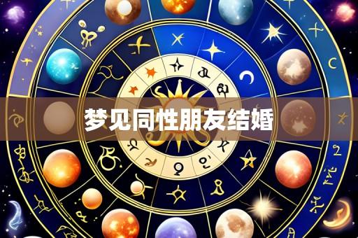 梦见同性朋友结婚