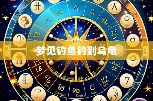 梦见钓鱼钓到乌龟