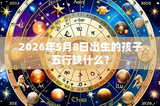 2026年5月8日出生的孩子五行缺什么？