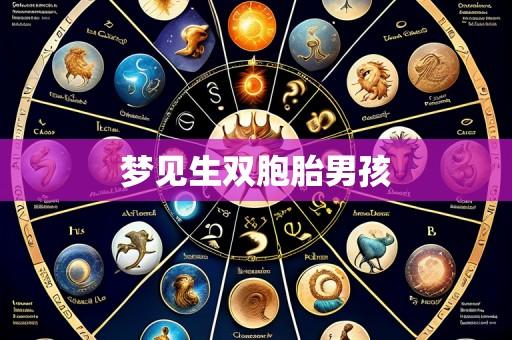 梦见生双胞胎男孩