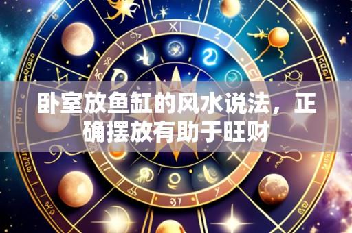 卧室放鱼缸的风水说法，正确摆放有助于旺财