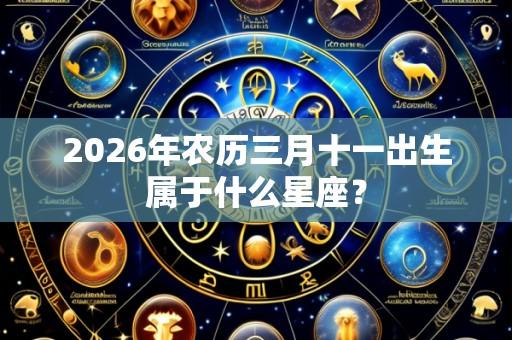2026年农历三月十一出生属于什么星座?