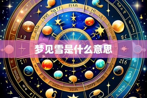 梦见雪是什么意思