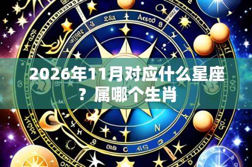 2026年11月对应什么星座？属哪个生肖
