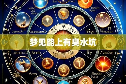 梦见路上有臭水坑
