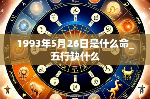1993年5月26日是什么命_五行缺什么
