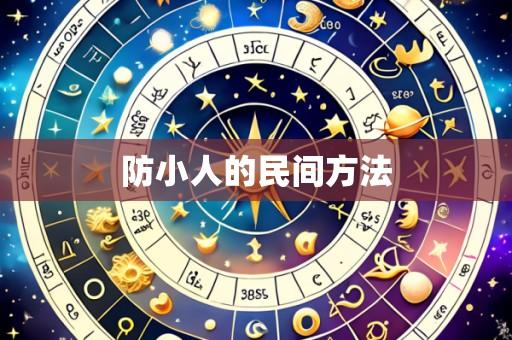 防小人的民间方法