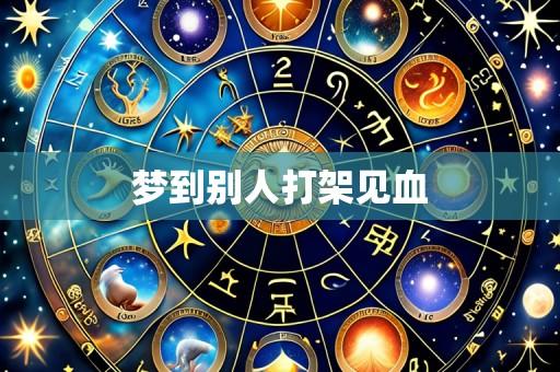 梦到别人打架见血